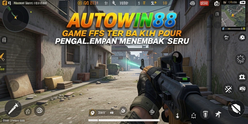 Screenshot utama AUTOWIN88 menunjukkan aksi menembak yang mendebarkan.