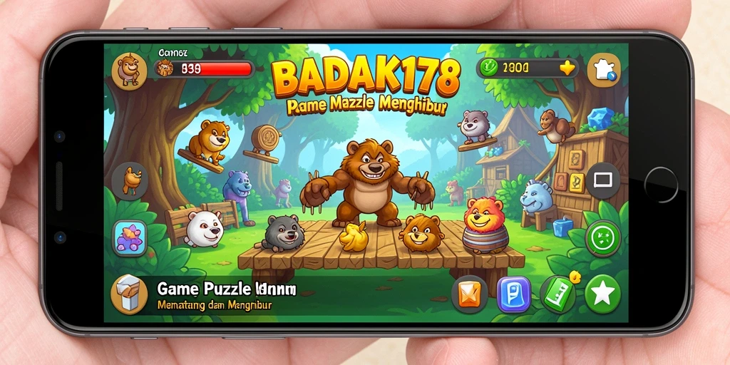 Screenshot gameplay BADAK178 menampilkan teka-teki yang menarik dan penuh warna.