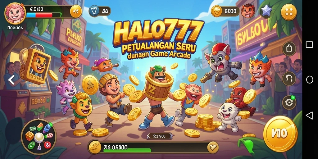 Tangkapan layar gameplay HALO777 yang penuh aksi dan tantangan seru.