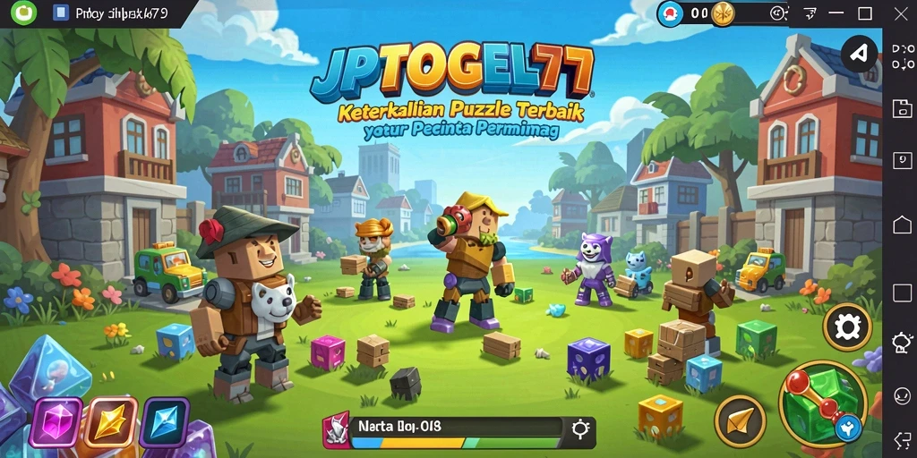 Tangkapan layar gameplay menampilkan teka-teki menarik dalam JPTOGEL77.