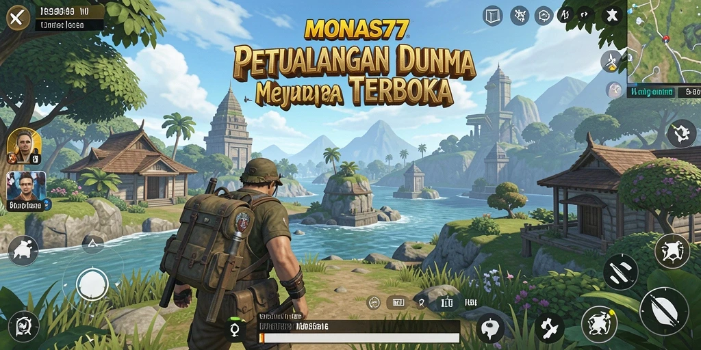 Gameplay MONAS77 menampilkan petualangan luar biasa di dunia terbuka.