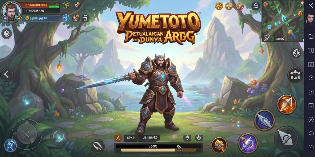 Gameplay YUMETOTO yang mendebarkan dan penuh aksi ARPG.